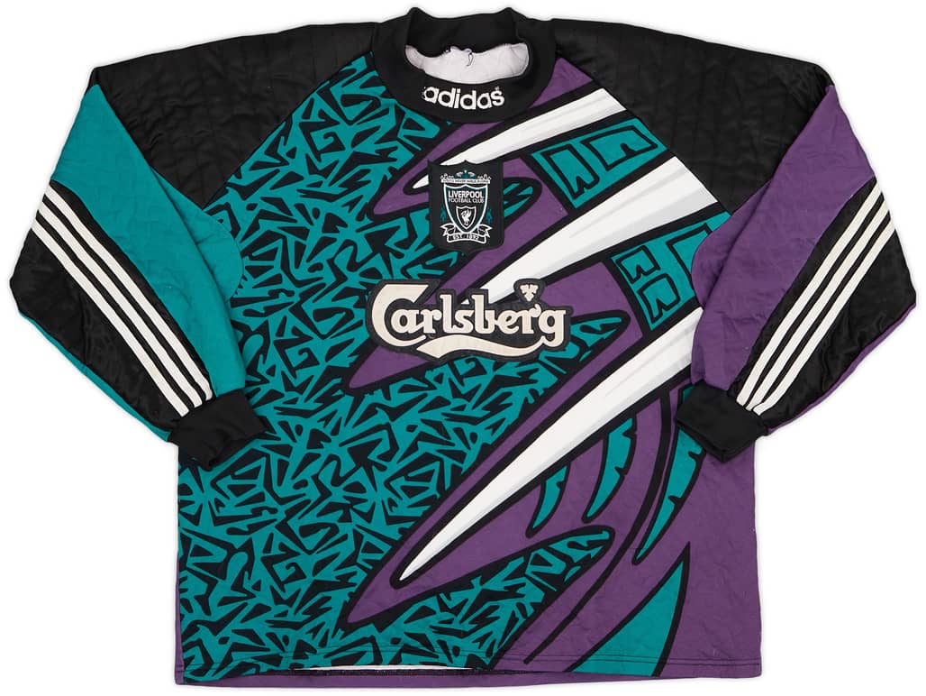 1995-96 Liverpool GK Shirt - 8/10 - (XXL)