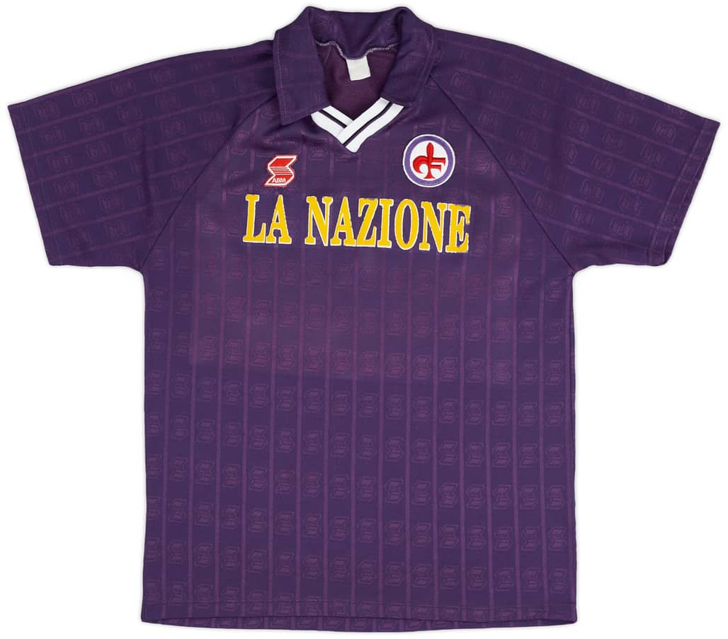 1990-91 Fiorentina Home Shirt - 7/10 - (XL)