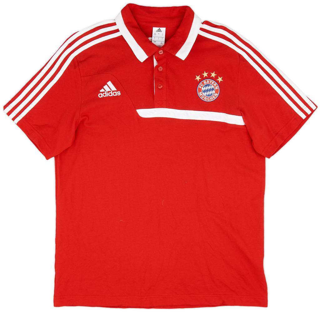 2013-14 Bayern Munich adidas Polo Shirt - 9/10 - (XL)
