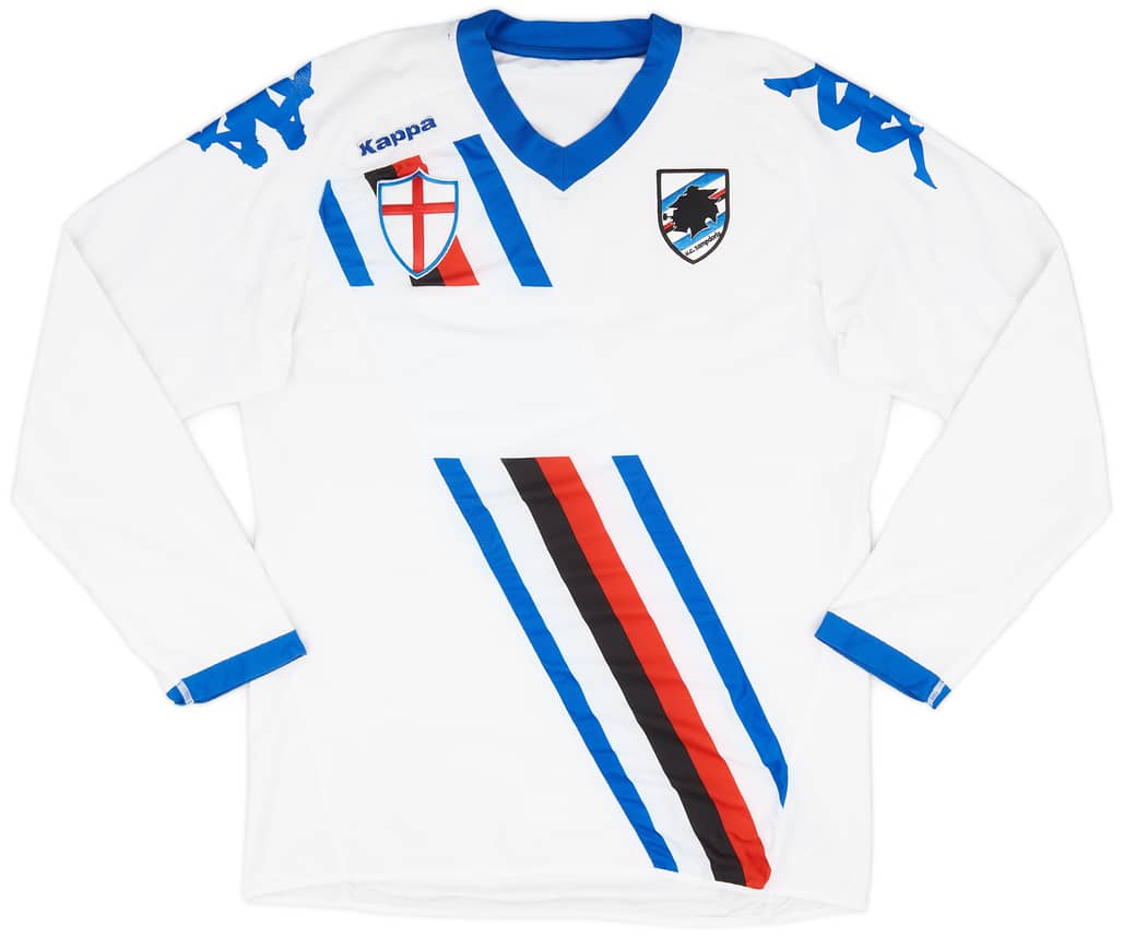 2010-11 Sampdoria Away L/S Shirt - 8/10 - (XL)