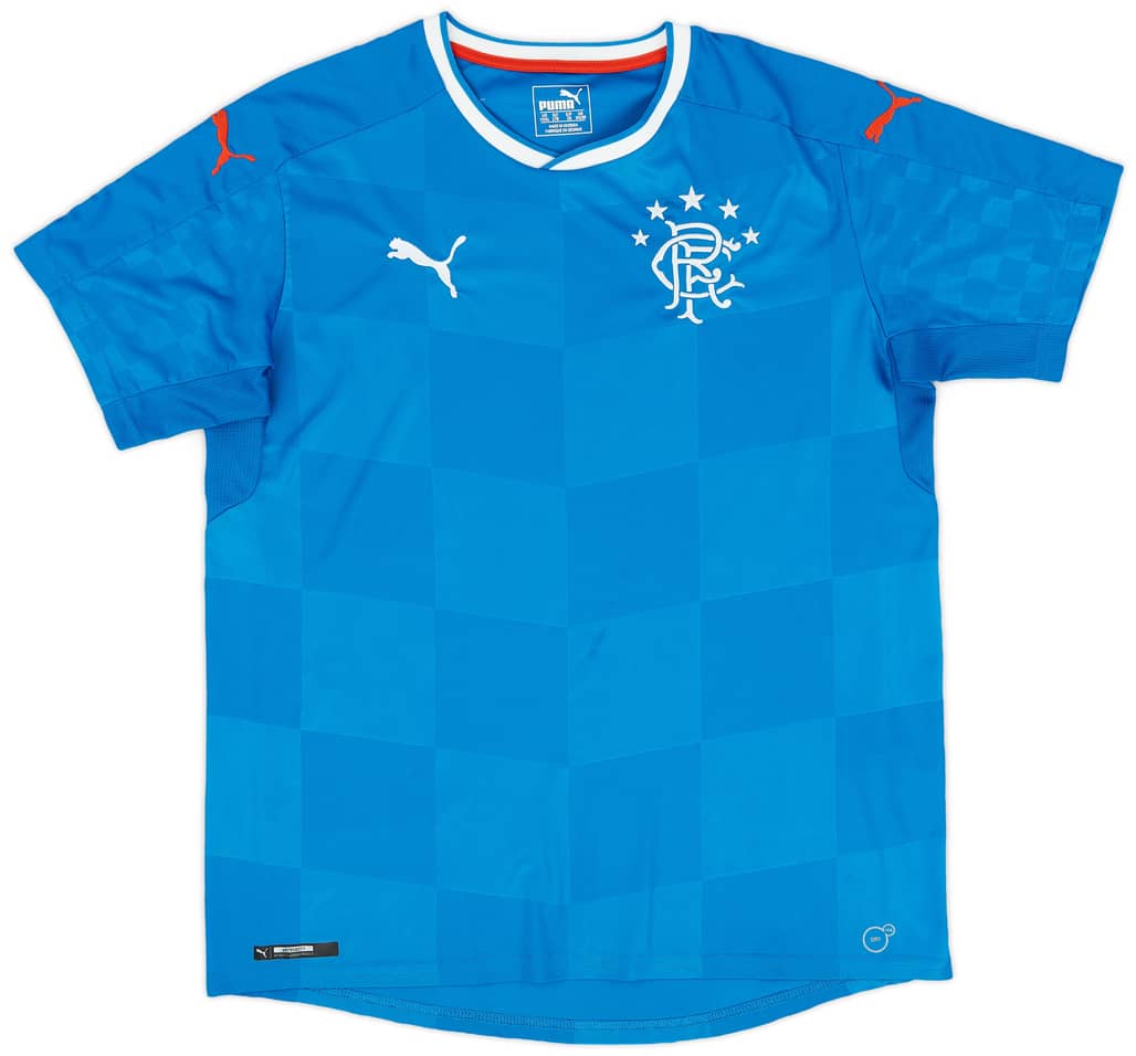 2016-18 Rangers Home Shirt - 10/10 - (XL.Boys)