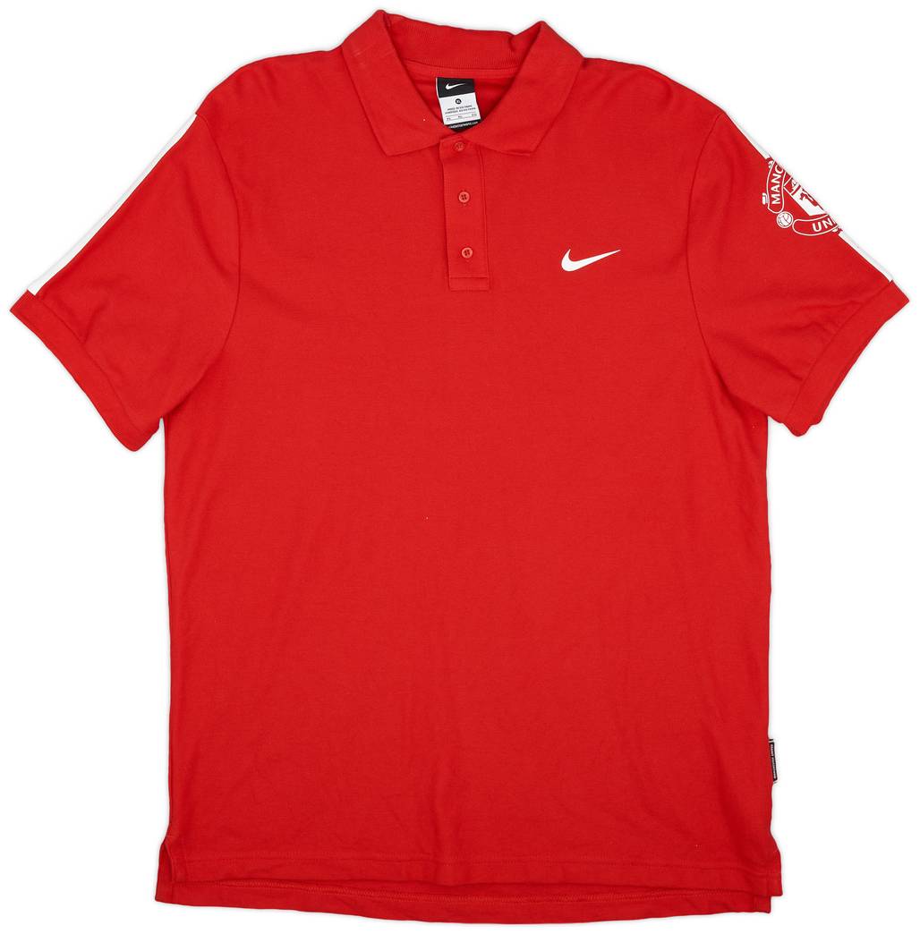 2014-15 Manchester United Nike Polo Shirt - 9/10 - (XL)