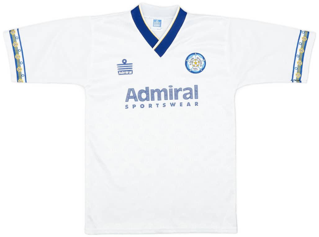 1992-93 Leeds United Home Shirt - 7/10 - (M.Boys)