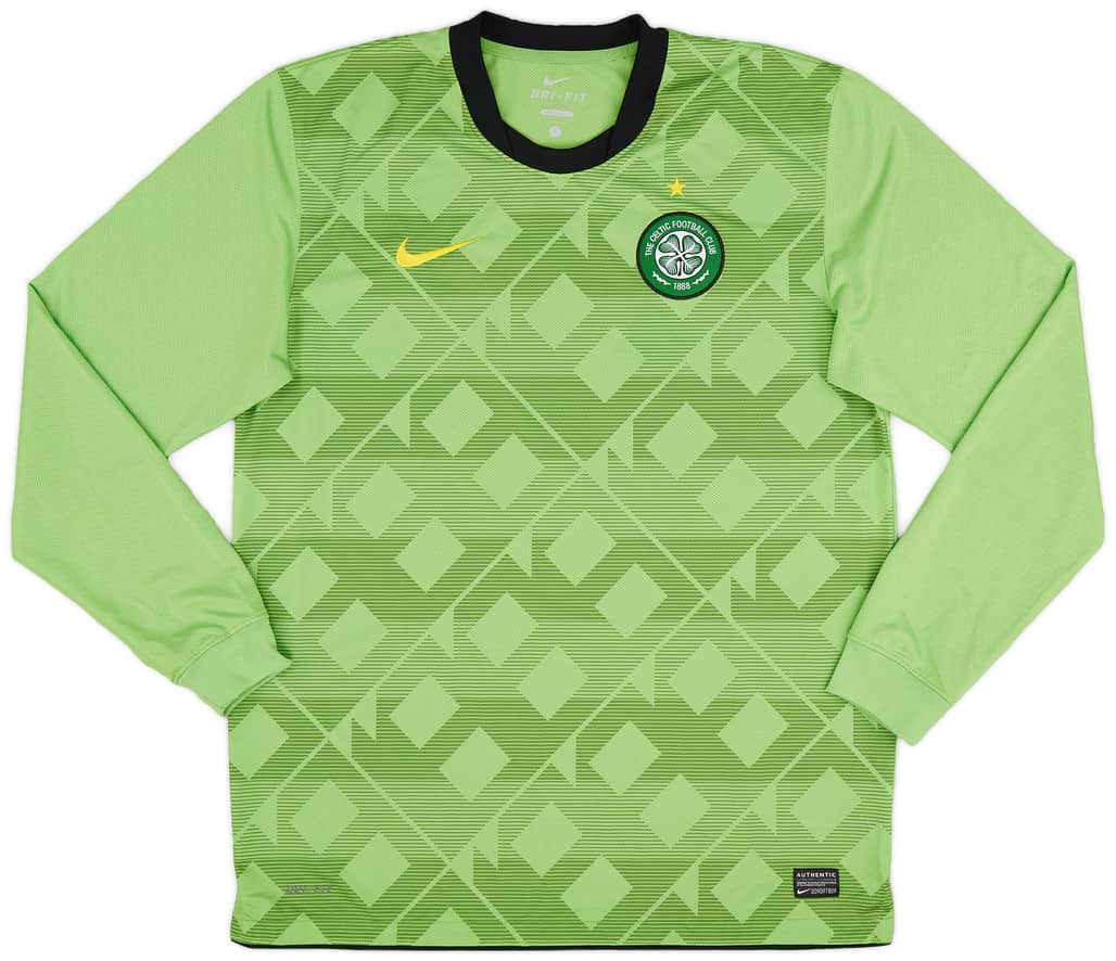 2010-11 Celtic Away L/S Shirt - 9/10 - (L)