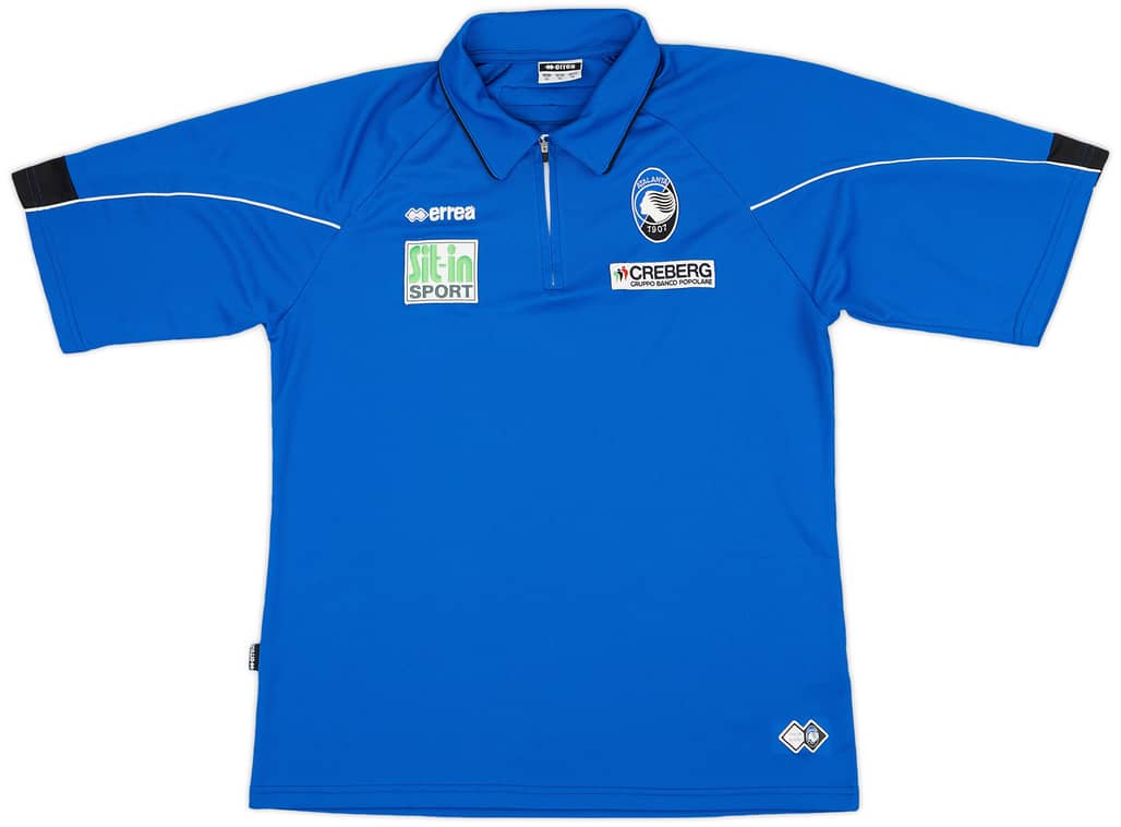 2000s Atalanta Errea 1/4 Zip Training Shirt - 9/10 - (XL)