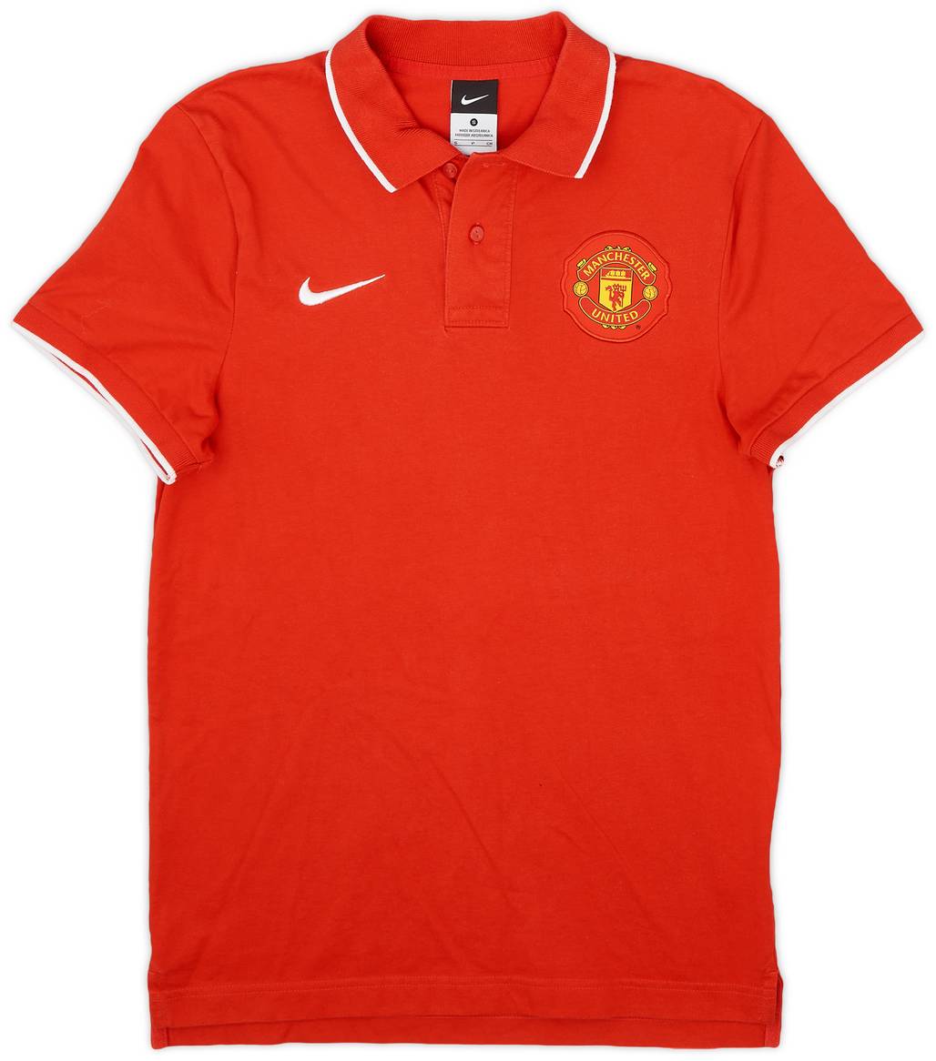 2010-11 Manchester United Nike Polo Shirt - 8/10 - (S)