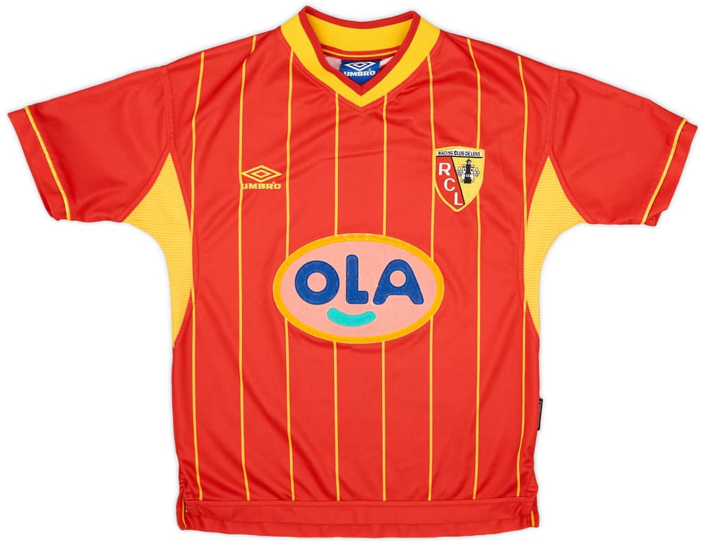 1999-00 Lens Home Shirt - 8/10 - (Y)