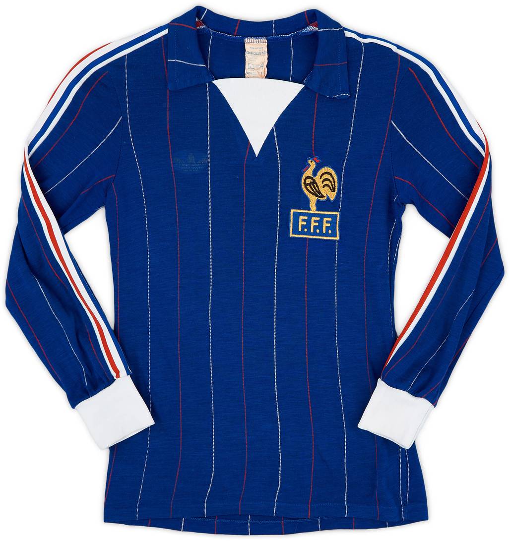 1980-82 France Home L/S Shirt - 6/10 - (S.Boys)