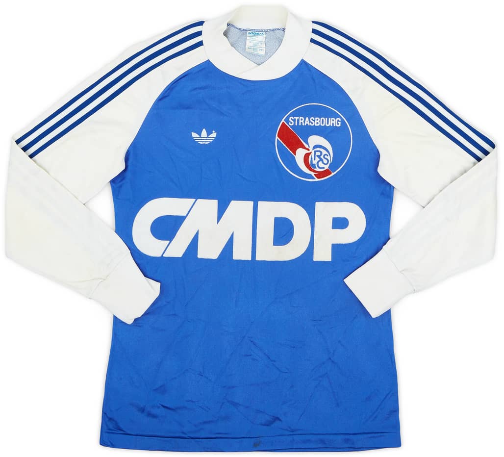 1978-79 Strasbourg Home L/S Shirt - 8/10 - (XS)