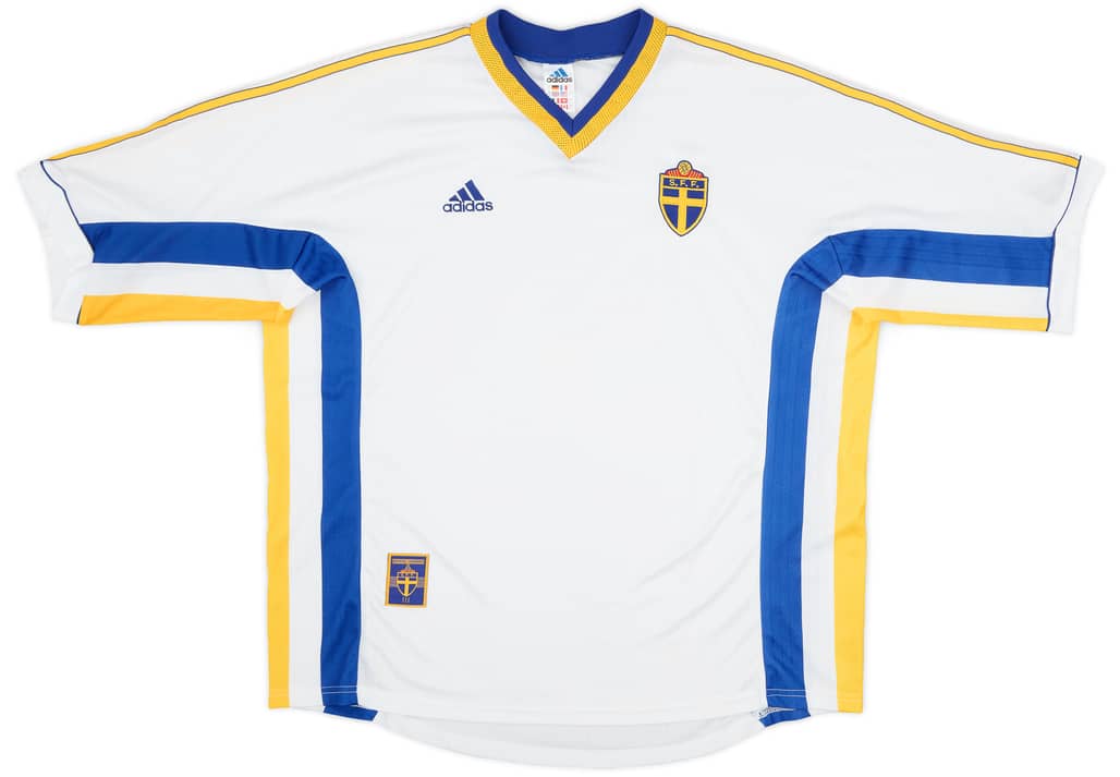 1998-00 Sweden Away Shirt - 9/10 - (L)