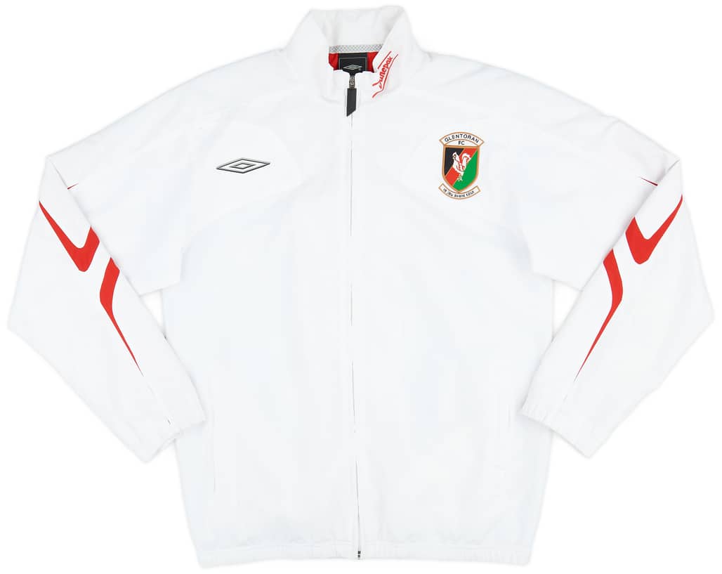 2007-08 Glentoran Umbro Track Jacket - 8/10 - (S)