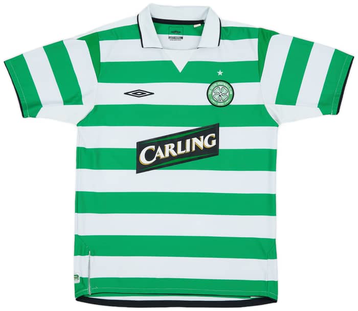 2004-05 Celtic Home Shirt Lambert #14 - 8/10 - (M)