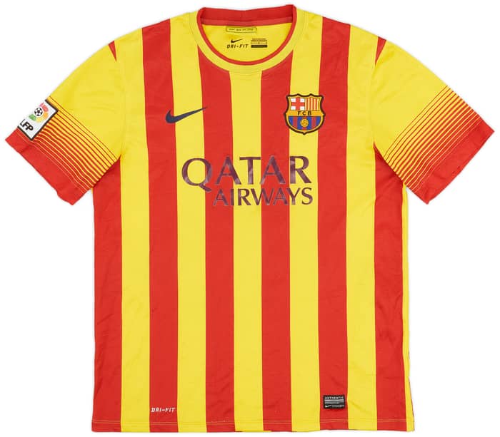 2013-15 Barcelona Away Shirt Messi #10 - 6/10 - (L)