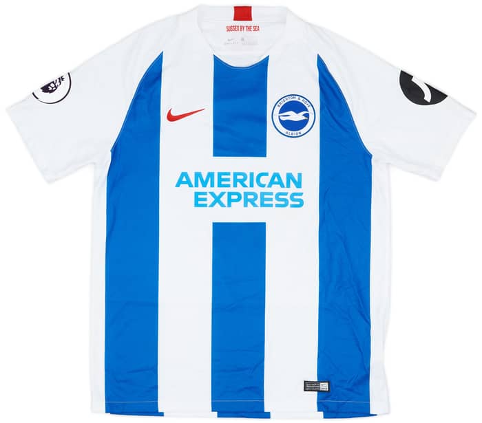 2018-19 Brighton Match Issue Home Shirt Dunk #5