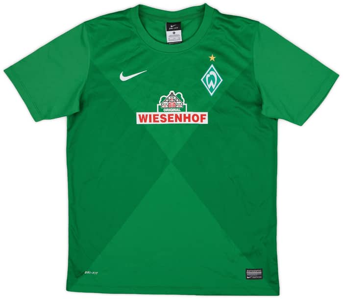 2012-13 Werder Bremen Basic Home Shirt - 10/10 - (XL.Boys)
