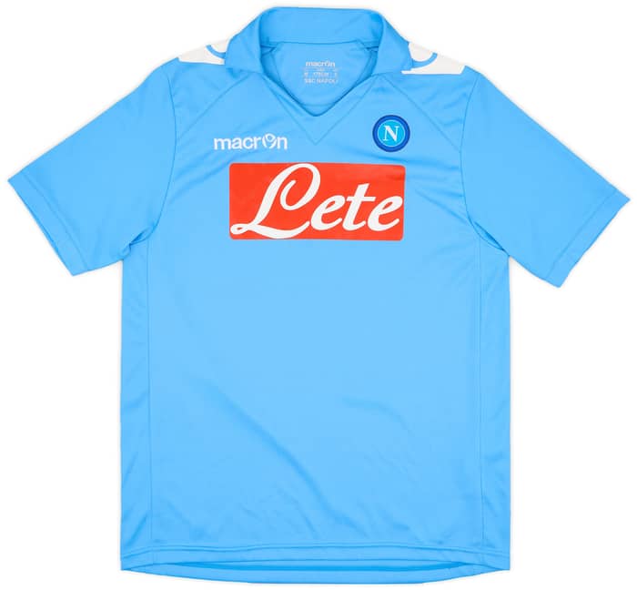 2011-12 Napoli Home Shirt Inler #88 - 8/10 - (M)