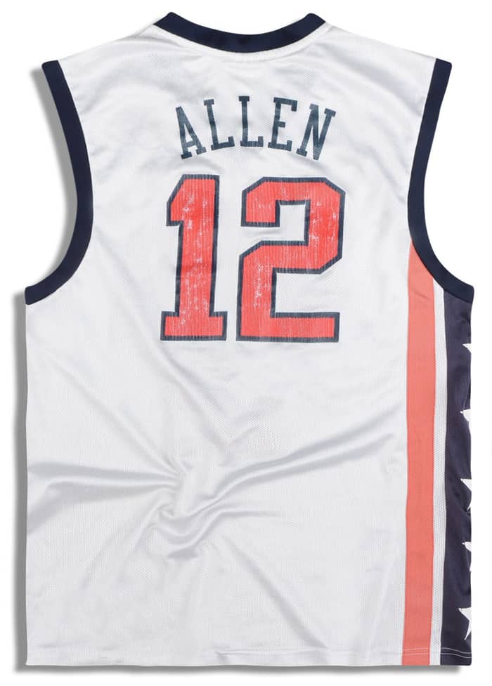 2002 USA Allen #12 Reebok Jersey (Home) M
