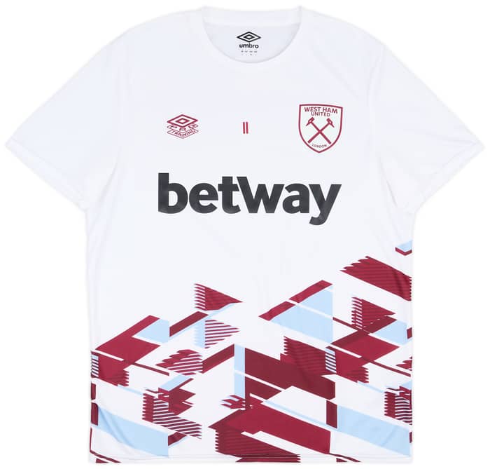 2023-24 West Ham Player Issue Pre-Match Shirt - 9/10 - (M)