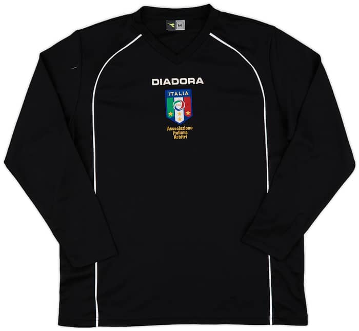 2000s Italy Diadora Referee Training L/S Shirt - 9/10 - (M)