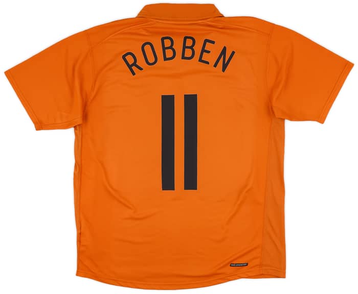 2006-08 Netherlands Home Shirt Robben #11 - 9/10 - (L)