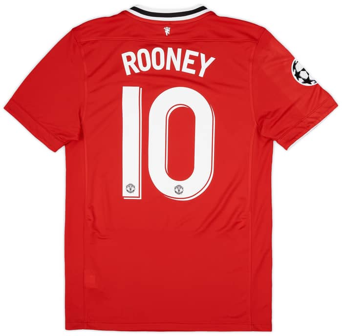 2011-12 Manchester United Home Shirt Rooney #10 (S)