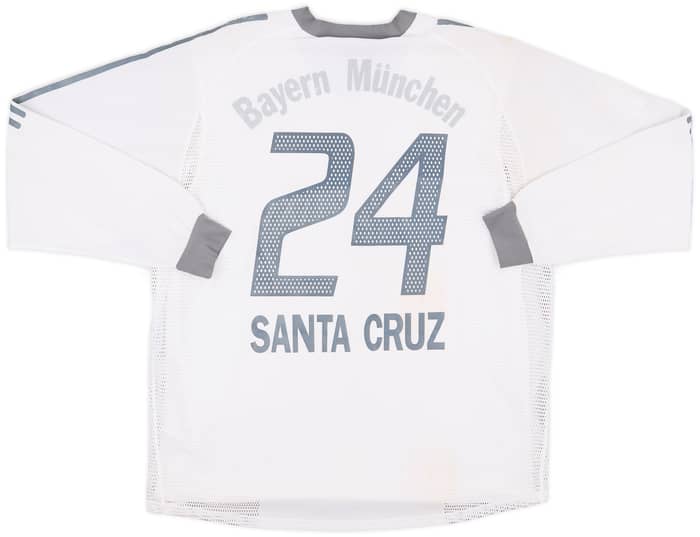 2002-03 Bayern Munich Match Issue Away L/S Shirt Santa Cruz #24