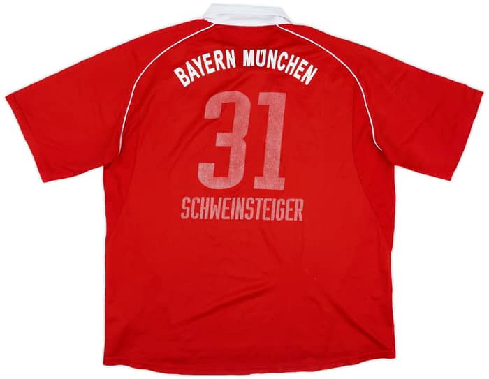 2005-06 Bayern Munich Home Shirt Schweinsteiger #31 - 4/10 - (XXL)