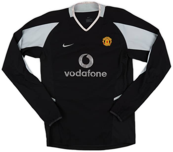 2002-04 Manchester United GK Shirt Barthez #1 - 8/10 - (XL.Boys)