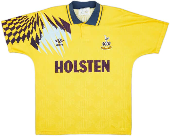 1991-95 Tottenham Away Shirt Klinsmann #18 - 8/10 - (L)