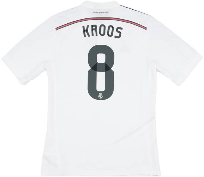 2014-15 Real Madrid Home Shirt Kroos #8 - 6/10 - (L)