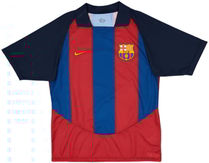 2003-04 Barcelona Basic Home Shirt - 9/10 - (S)