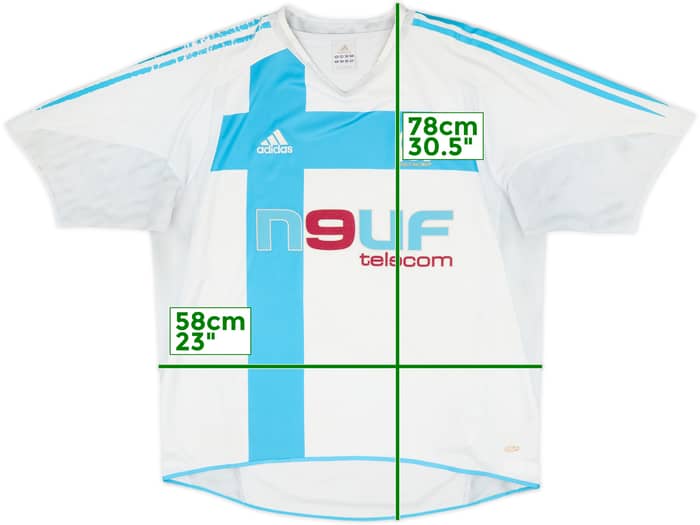 2004-05 Olympique Marseille Home Shirt - 5/10 - (L)