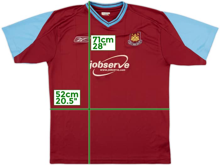 2003-05 West Ham Home Shirt - 7/10 - (L)