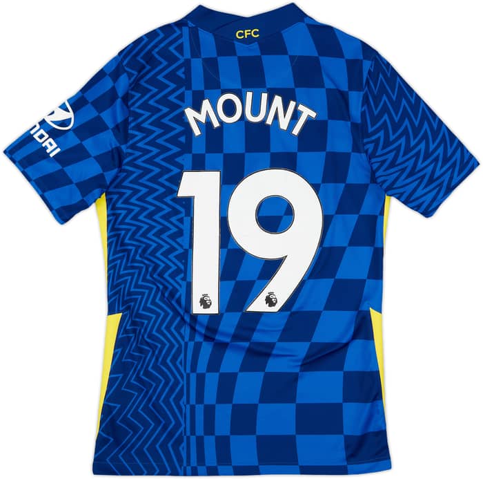 2021-22 Chelsea Home Shirt Mount #19 - 6/10 - (S)