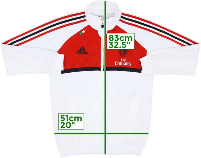 2011-12 AC Milan adidas Track Jacket - 8/10 - (M/L)