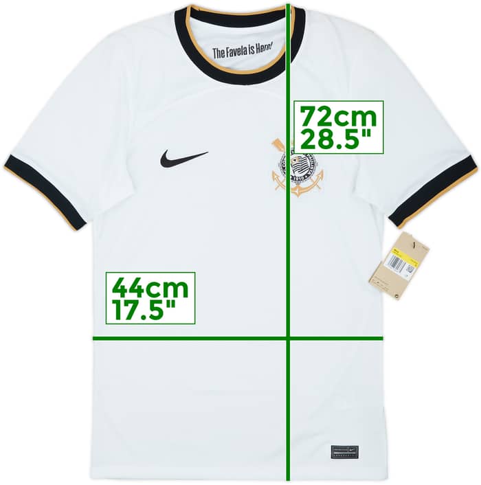 2022-23 Corinthians Home Shirt (S)