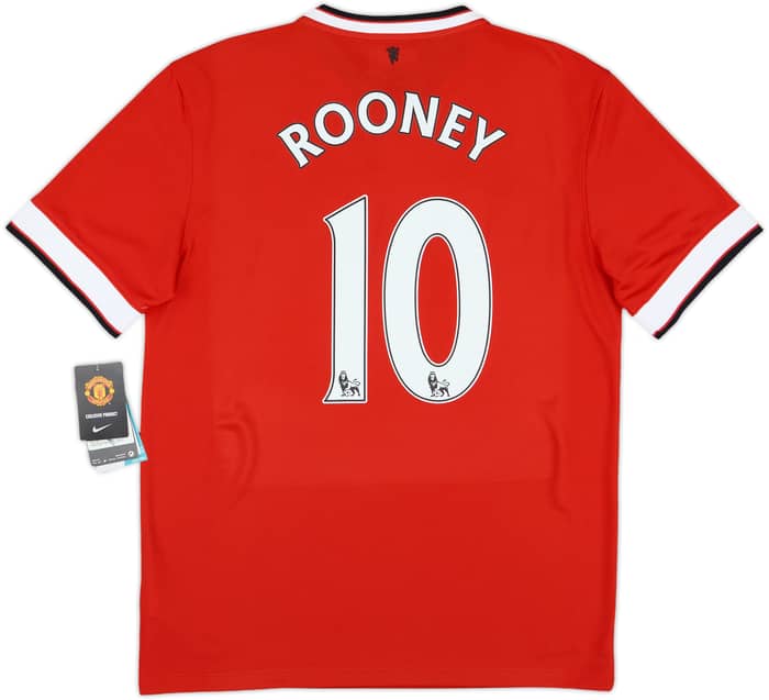 2014-15 Manchester United Home Shirt Rooney #10 (M)