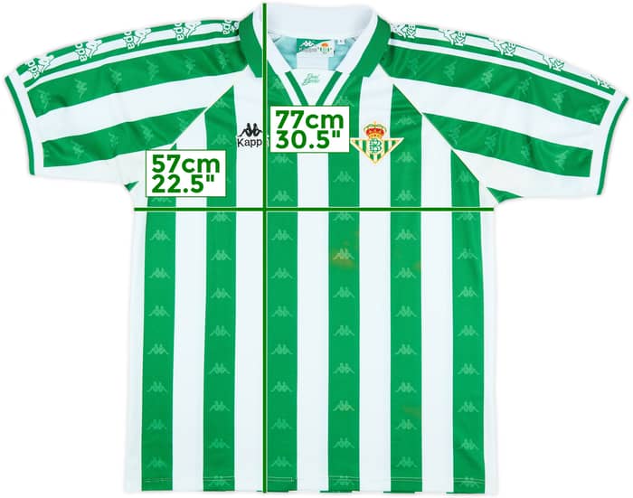 1995-97 Real Betis Home Shirt - 8/10 - (L)