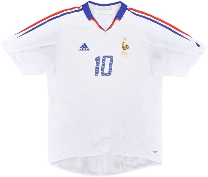 2004-06 France Away Shirt Zidane #10 - 7/10 - (L)