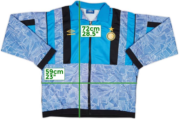 1997-98 Inter Milan Umbro Track Jacket - 8/10 - (M) 1997-98 Inter Milan Umbro Track Jacket - 8/10 - (M)