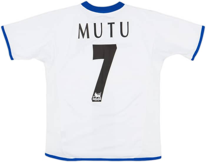 2003-05 Chelsea Away Shirt Mutu #7 - 8/10 - (M.Boys)