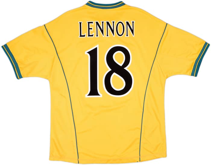 2000-02 Celtic Away Shirt Lennon #18 - 8/10 - (L)