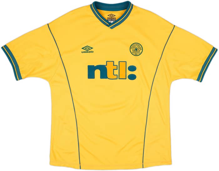 2000-02 Celtic Away Shirt Lennon #18 - 8/10 - (L)