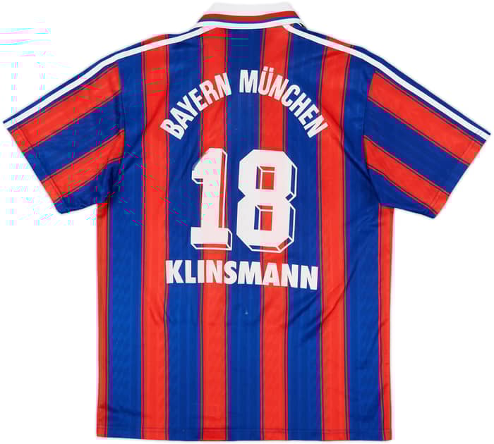1995-97 Bayern Munich Home Shirt Klinsmann #18 - 5/10 - (M)