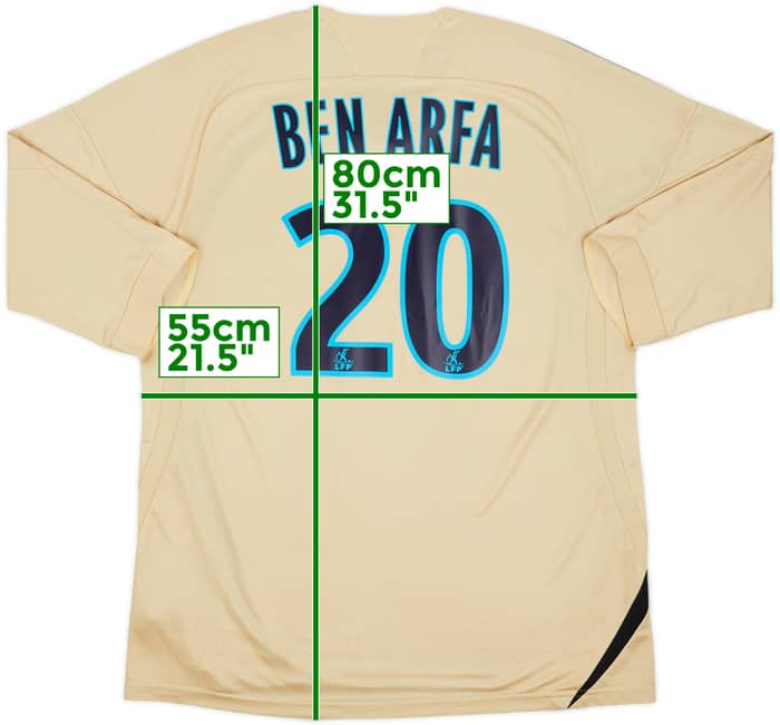 2008-09 Olympique Marseille Third Shirt Ben Arfa #20 - 7/10 - (XL)