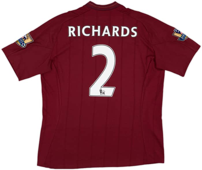 2012-13 Manchester City Away Shirt Richards #2 - 9/10 - (L) 2012-13 Manchester City Away Shirt Richards #2 - 9/10 - (L)
