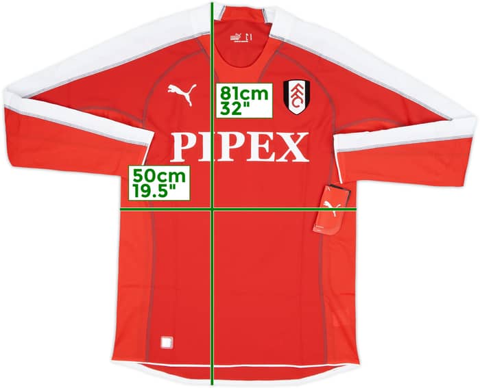 2005-06 Fulham Away L/S Shirt Boa Morte #11 (M)