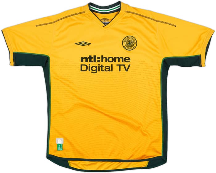 2002-03 Celtic Away Shirt Lennon #18 - 8/10 - (L)
