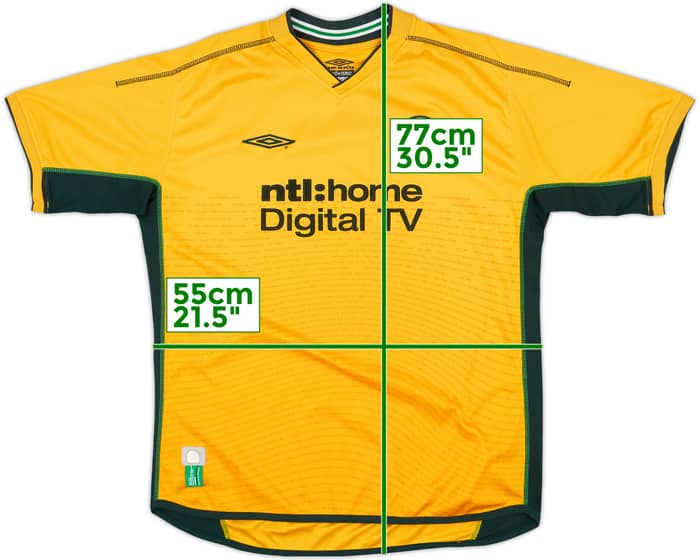 2002-03 Celtic Away Shirt Lennon #18 - 8/10 - (L)