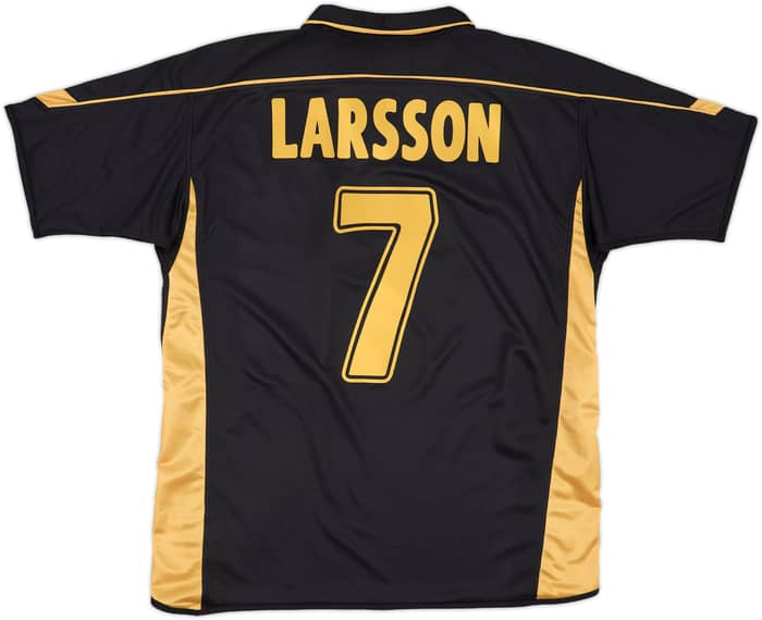 2003-04 Celtic Away Shirt Larsson #7 - 8/10 - (L)